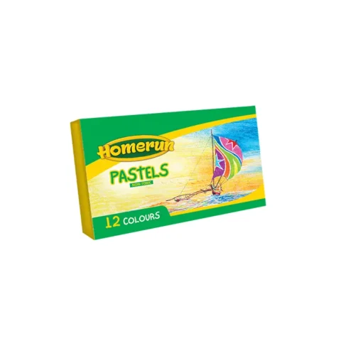 Homerun Pastel Colours Set – 12 Soft Pastel Colour  for Art & Drawing