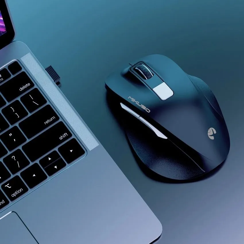 MOS-W102 Mikuso Wireless Mouse – 2.4GHz USB Optical Mouse for Laptop & PC - Image 2